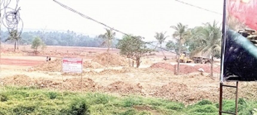 Guirim sewerage plant out to destroy fields