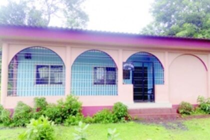 Gutter water woes at  Sattari Anganwadi