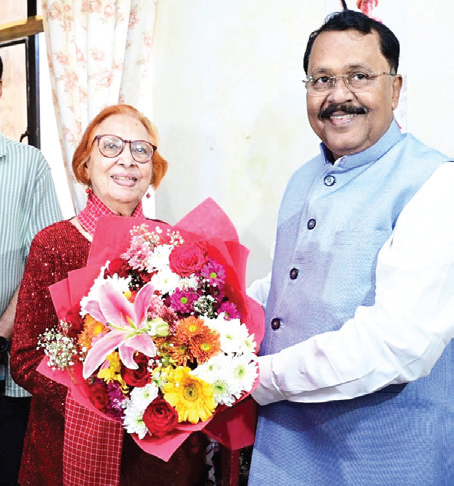 Guv lauds Padma Shri awardee Libia Lobo
Sardessai’s role in liberation movement