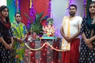 HARMONY ON DISPLAY: Muslim family worships Lord Ganesh; brings Ganesh Idol home with pride