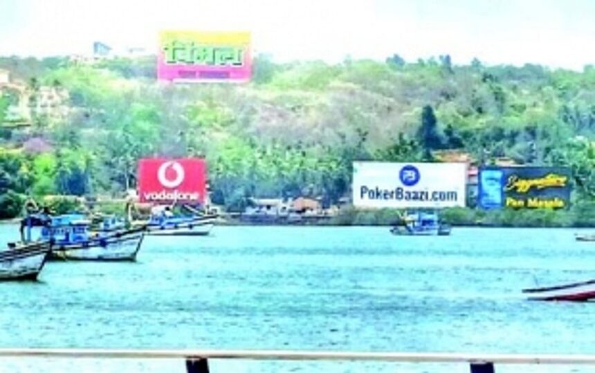 HC directs landowners, companies to cover hoardings in NDZ at Betim