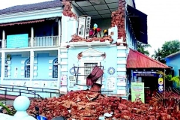 HERITAGE AT STAKE: Margao’s Urban Health Centre could crumble completely