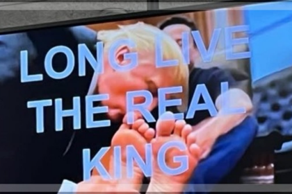 Hackers Display AI-Generated Video of Trump Kissing Musk’s Feet at HUD Building