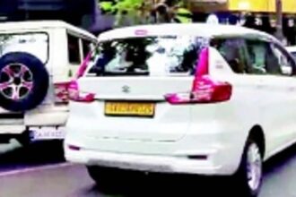 Haphazard parking of vehicles on NH 66 at Porvorim sparks serious concerns