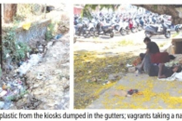 Harried Madel locals call for action against vagrants, unsanitary kiosks opposite bus stand