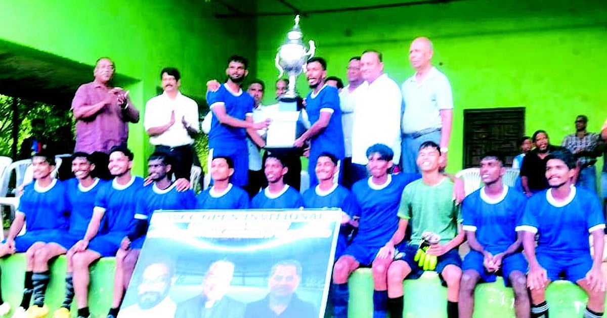 Harrison XI emerge champions
in AVCC Velim football tourney
