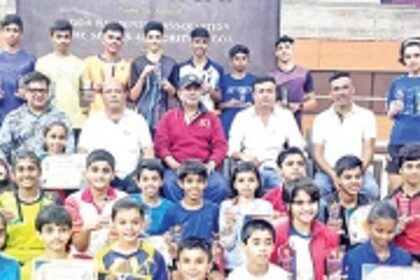 Harsh wins triple crown, Shaheen, Sakshi, Rishi win double