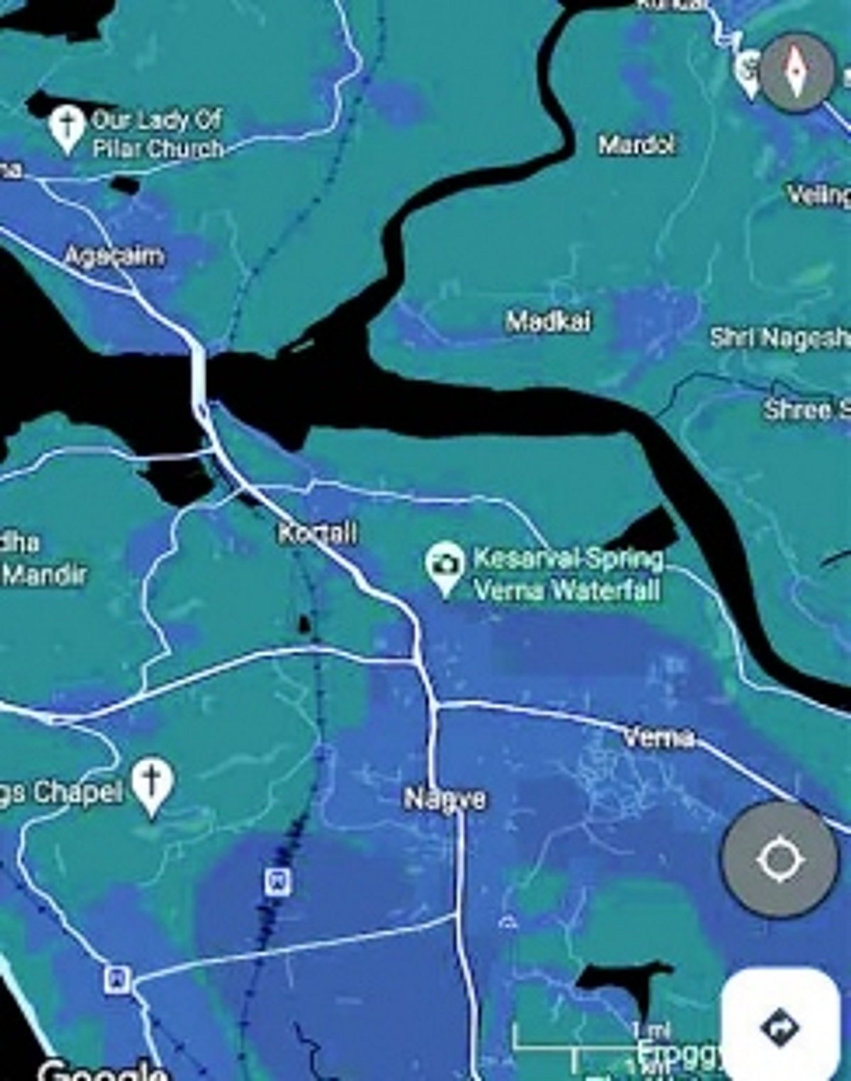 Have you heard of Goan villages Kolve, Kavlesi and Nagve? Well, Google has