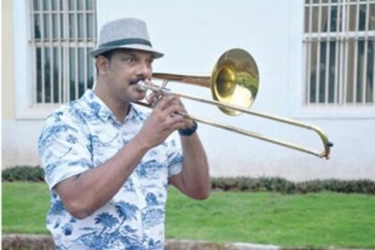 He can blow that horn