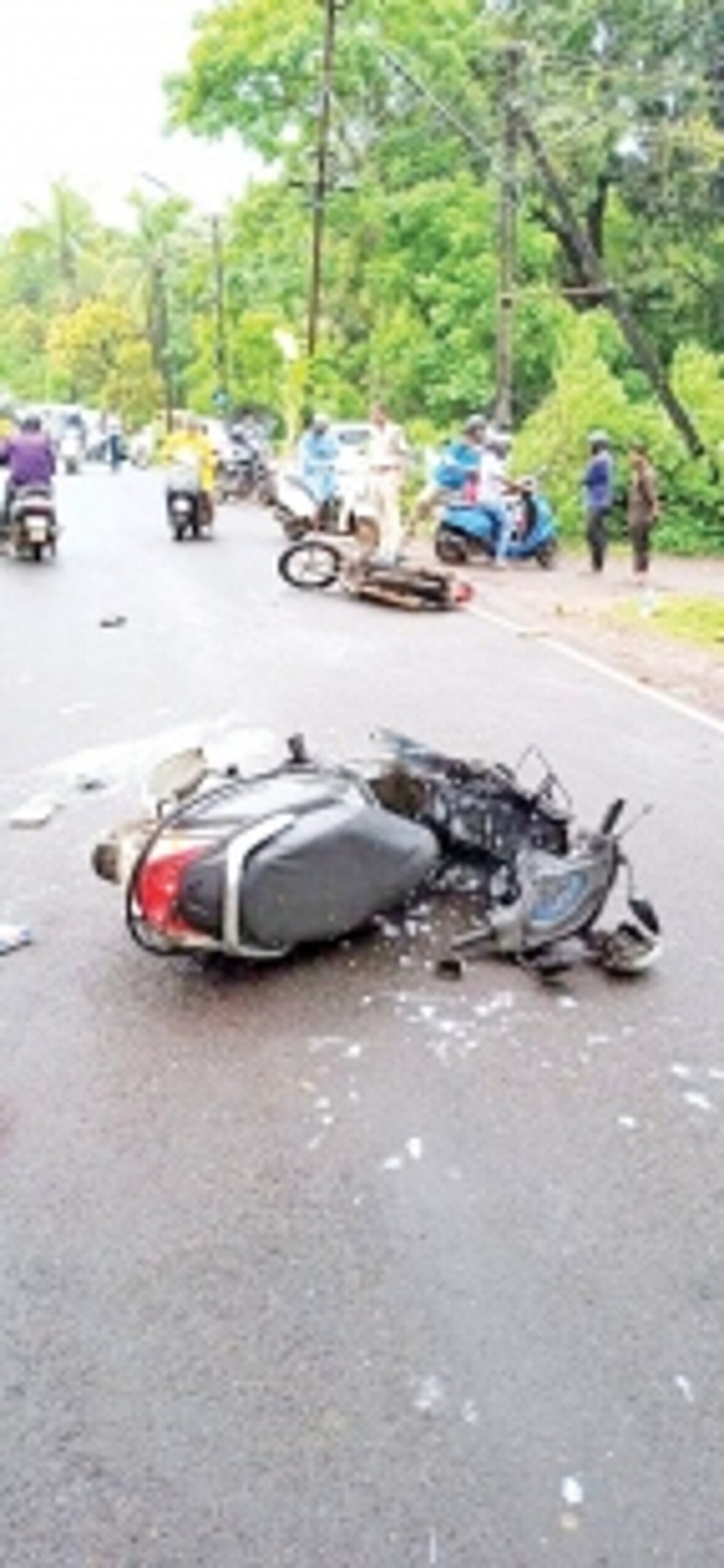 Head-on collision at Canacona, two seriously injured