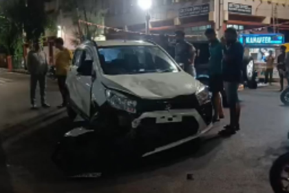Head-on collision between car and scooter at Power House, Margao; Ambulance fail to reach on time