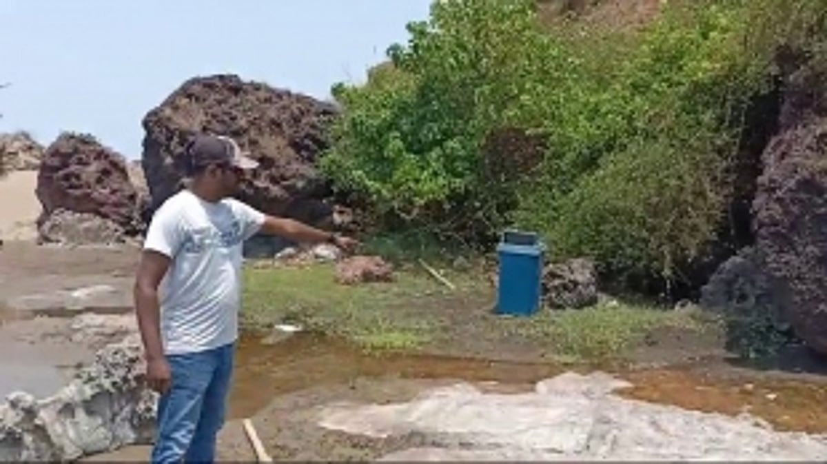 Health Dept inspects Vagator Beach amid complaints about sewage discharge; Tests scheduled for Monday