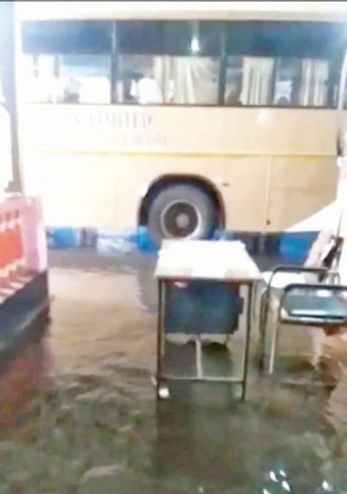 Heavy rains inundate KTC depot at Margao