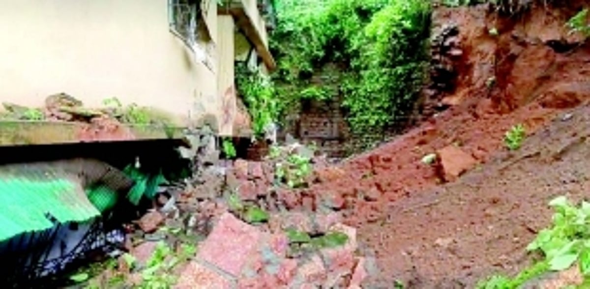 Heavy rains pound Salcete, cause extensive damage to properties