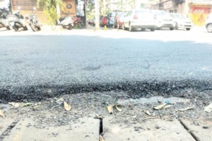 Height of road in Vasco  causes inconvenience