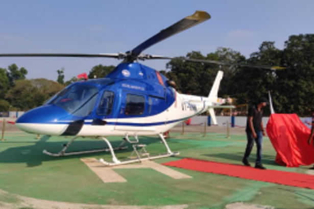 Helitourism launched at Old Goa