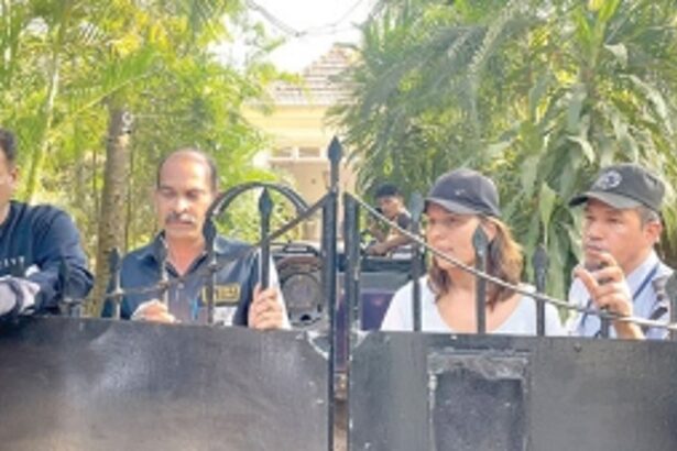 Herald visit reveals French actor continues  to live in darkness with security outdoors