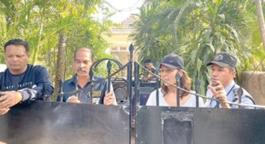 Herald visit reveals French actor continues  to live in darkness with security outdoors