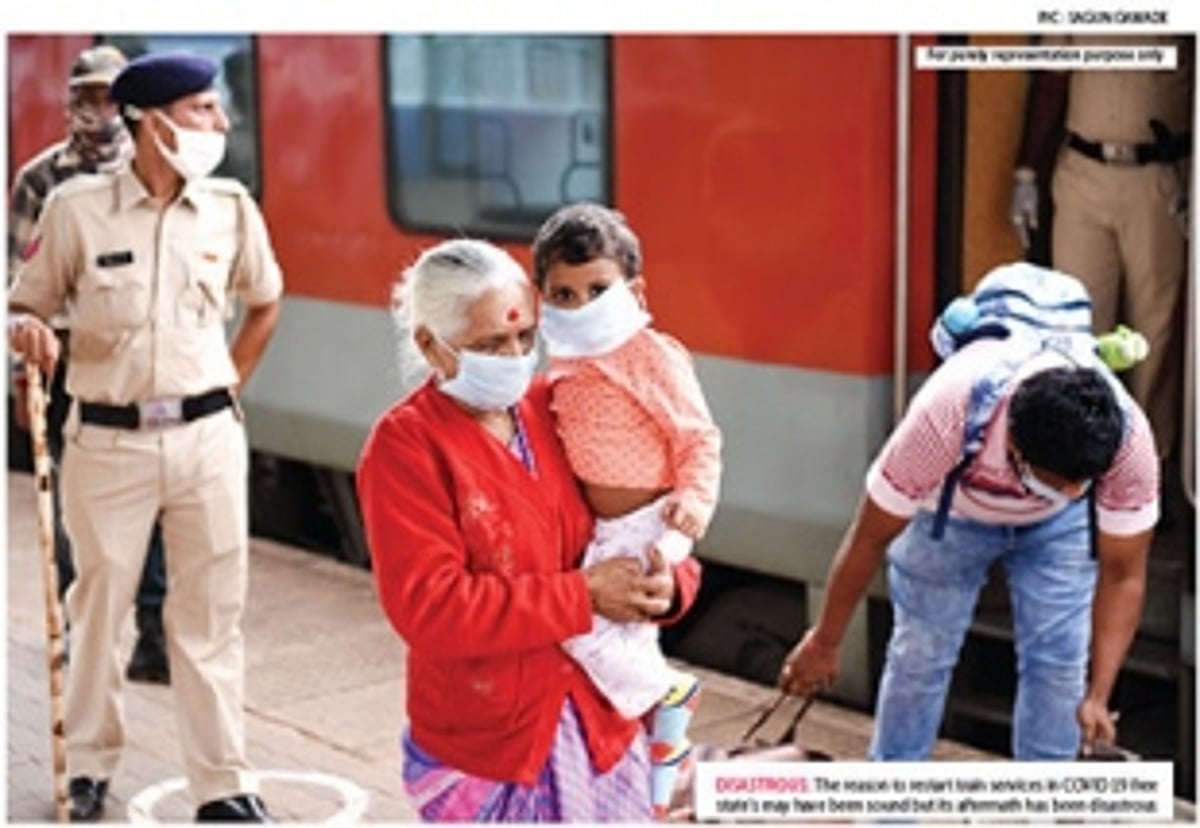 Here come the trains. And they are raining COVID cases