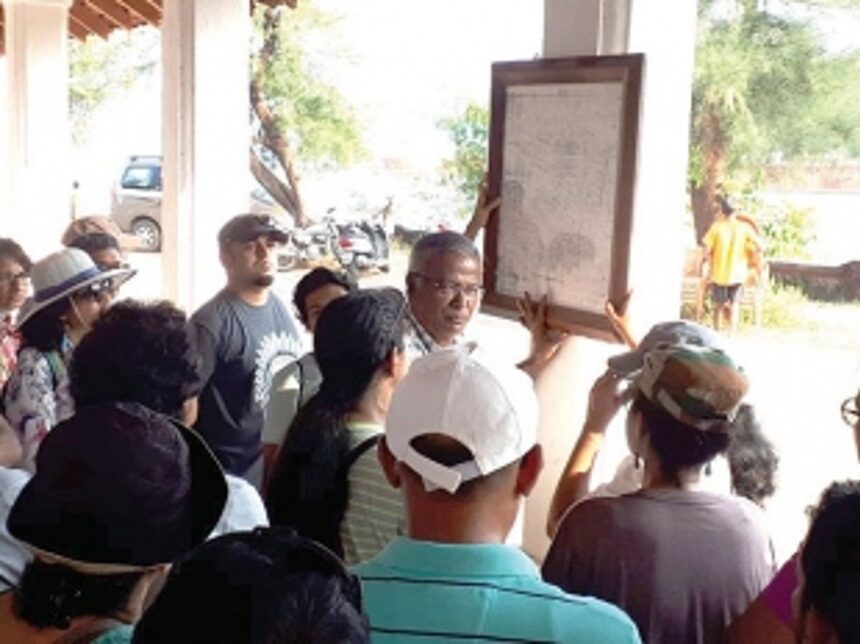 Heritage lovers 'treated' with 'Walk of the Pearl' at St Jacinto Island!