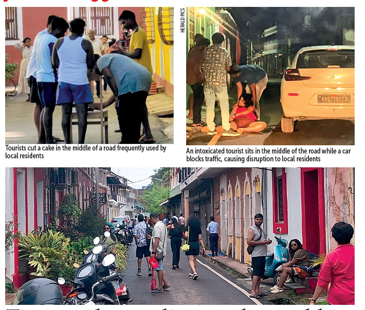 Heritage matters: Panjim MLA lands in Sao Tome,
Fontainhas to discuss unruly behaviour of tourists