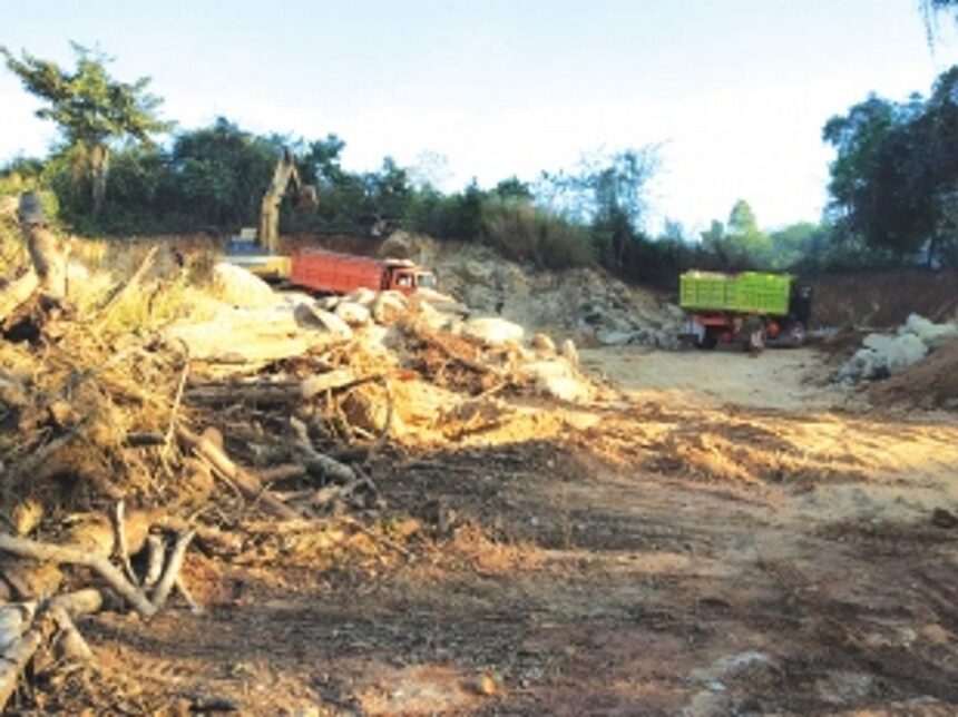 Hill-cutting at Sao Jose de Areal continues despite complaints to TCP Dept: Sarpanch