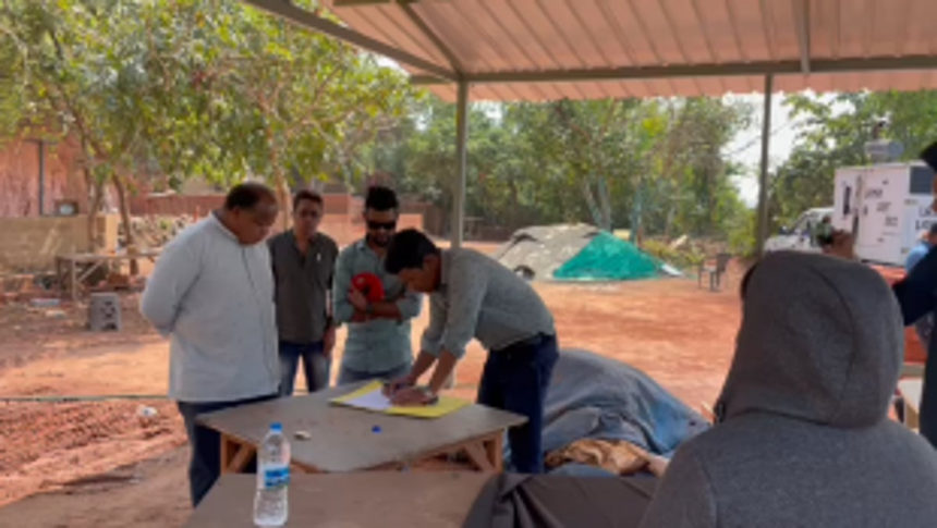 Hill cutting for a nightclub at Vagator hill? Inspection held: HERALD GROUND REPORT