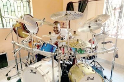 His heart beats like a drum