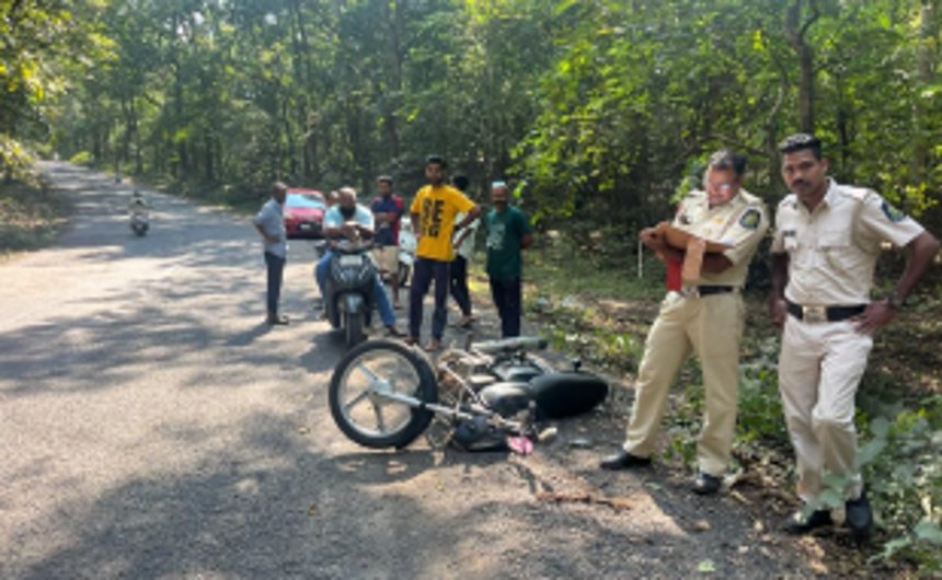 Hit-and-Run Accident in Redeghati-Sattari Leaves Motorcyclist Injured