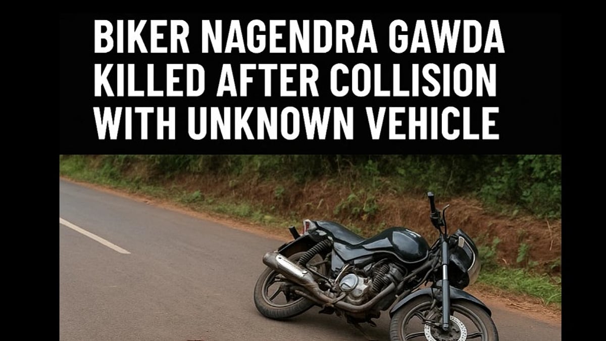 Hit-and-Run in Joida: Biker Nagendra Gawda Killed After Collision with Unknown Vehicle