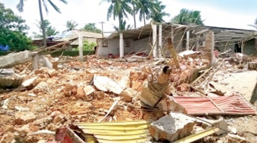 Hoble’s illegal structures  bite the dust at Merces