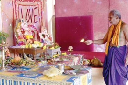 Homeless Ganjem people don’t give a miss to Chaturthi