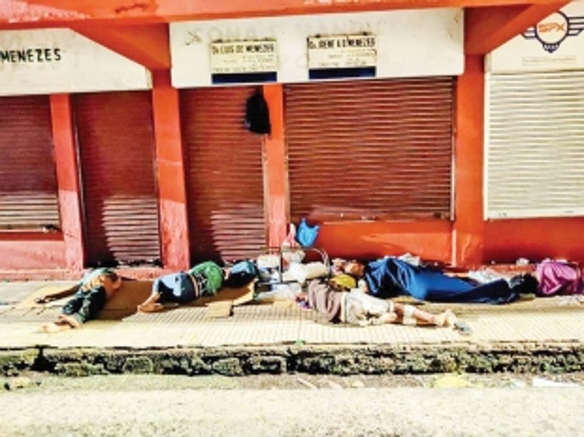 Homeless need shelter atleast for the night