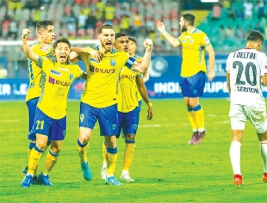 Hosts Kerala Blasters come back from behind to beat FC Goa 1 Hosts Kerala Blasters come back from behind to beat FC Goa