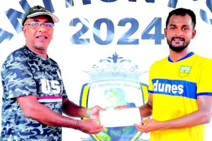 Hosts St Anthony’s
face Dunes SC
in final today