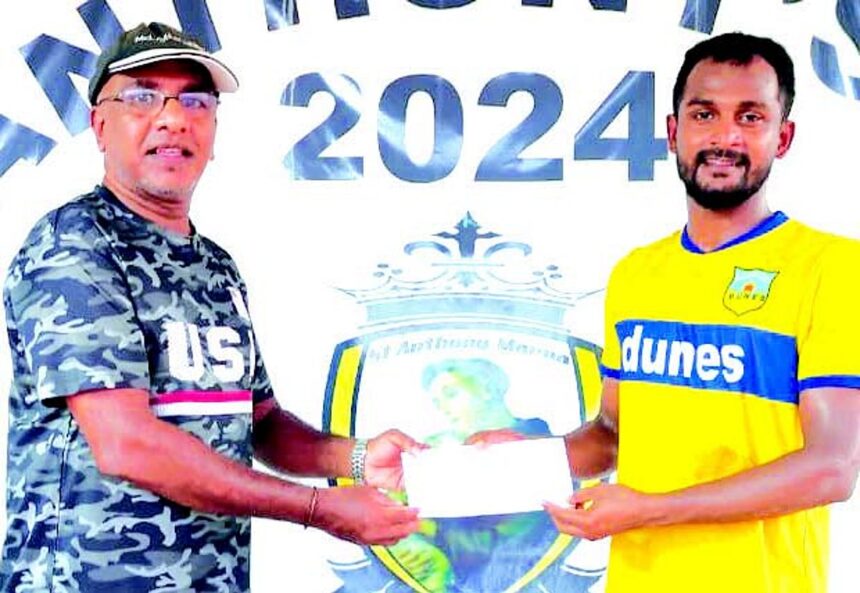Hosts St Anthony’s
face Dunes SC
in final today