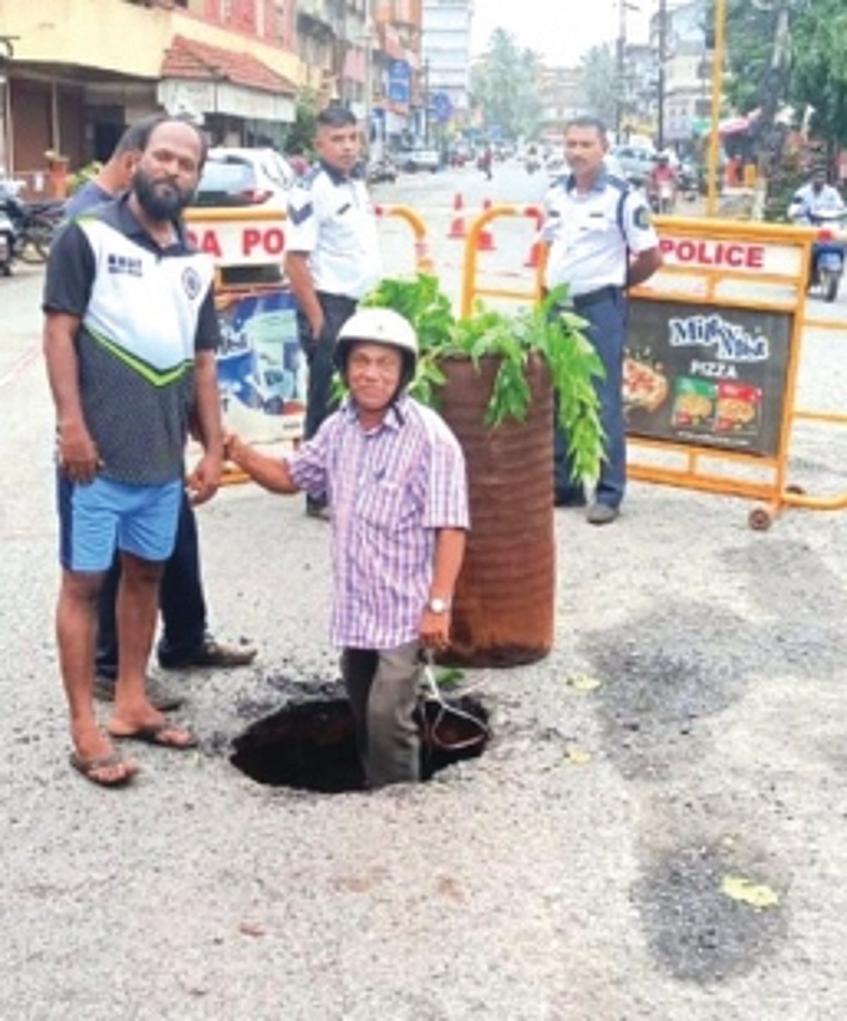 Hot mess: Vasco road forms pothole only a month after repair