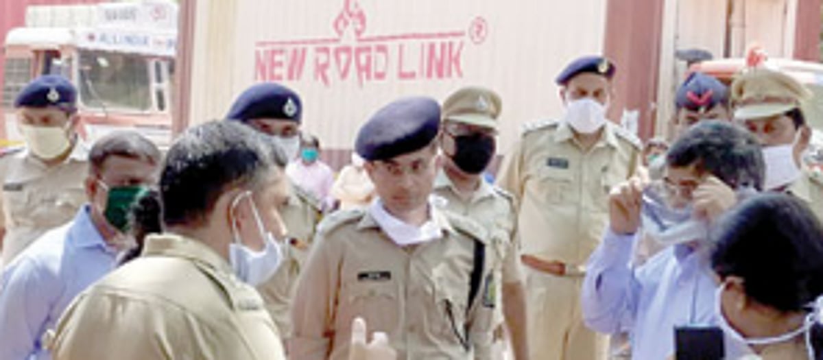 Hours after undergoing COVID-19 test, eight cops answer the call of duty