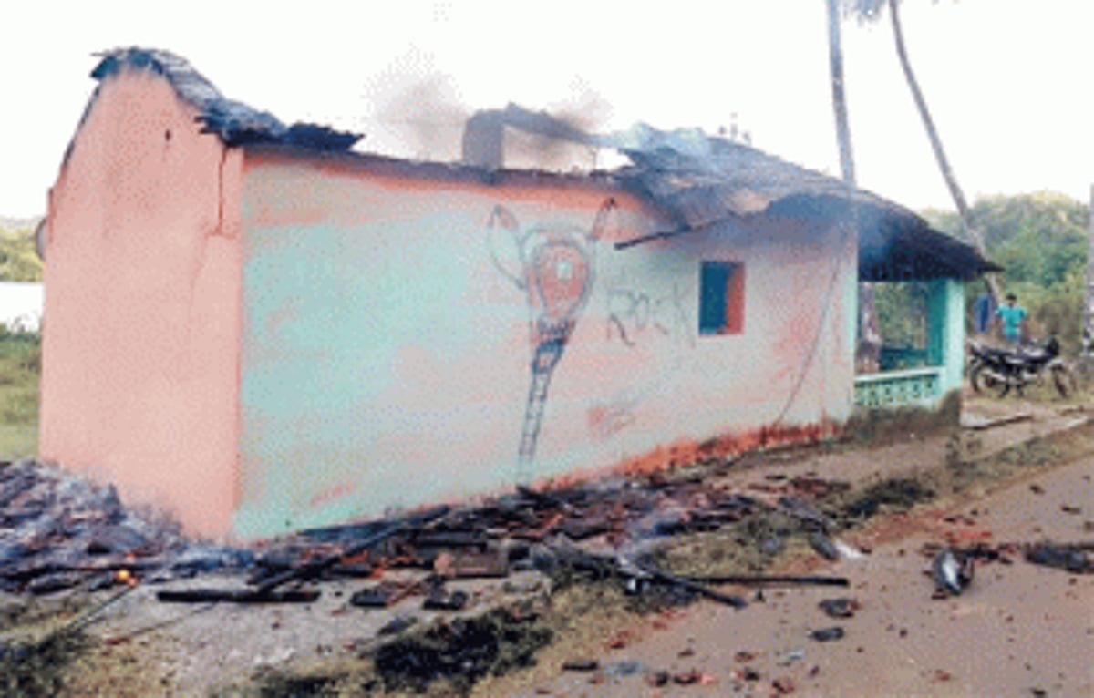 House damaged in cylinder blast