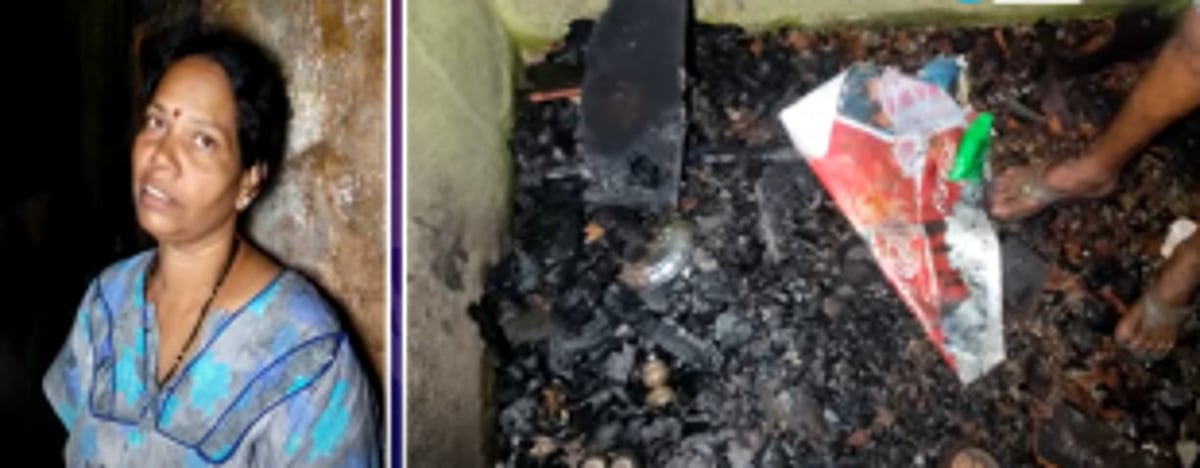 House damaged in fire at Aldona