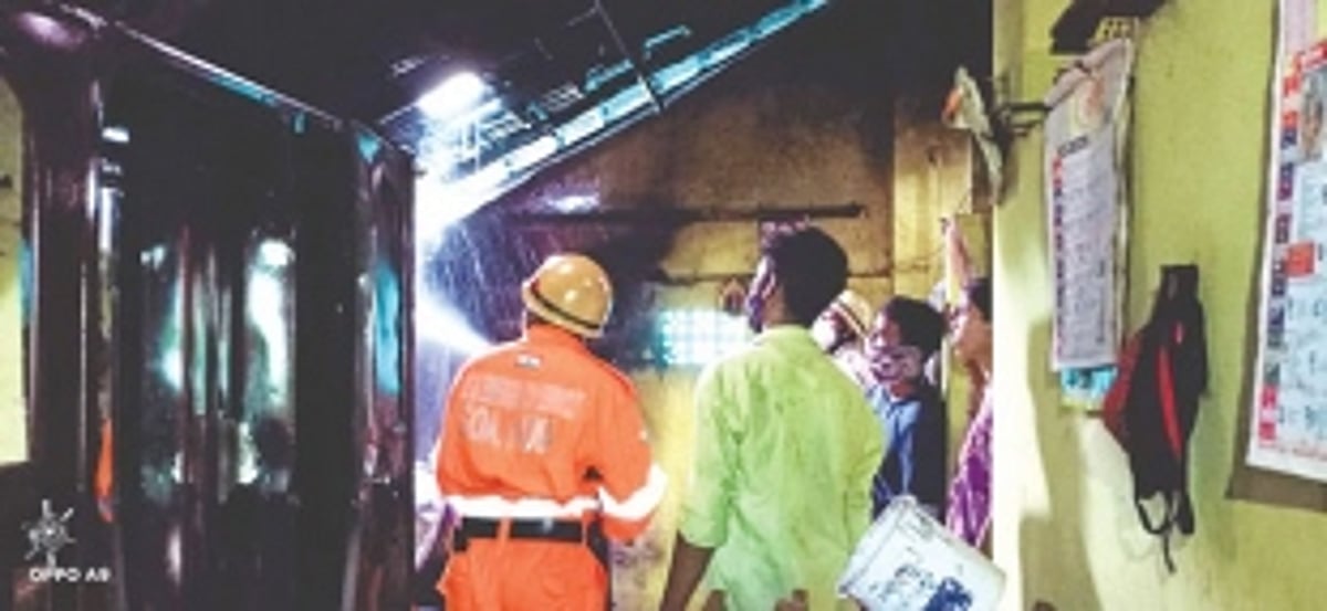 House gutted at Curti, Rs 1.5 lakh  worth property damaged