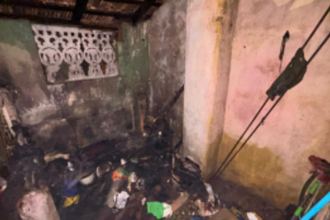 House in Mapusa catches fire; Quick Response From Firefighters Prevents Major Loss