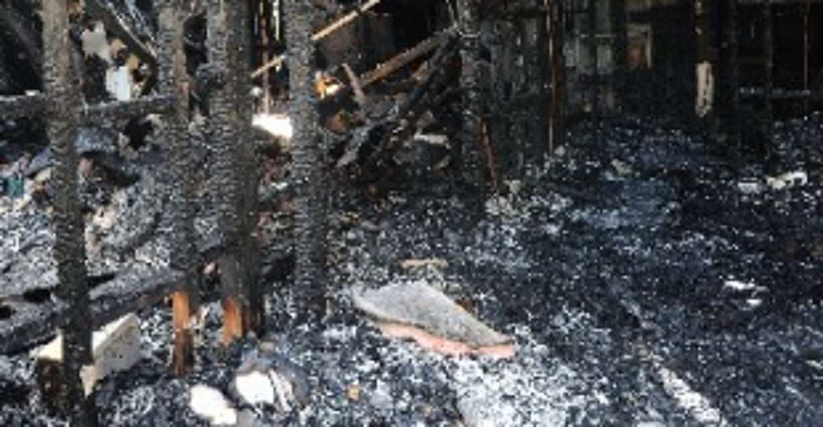 House partially  gutted at Mapusa