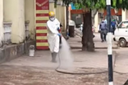 Houses of infected persons,  some areas sanitised