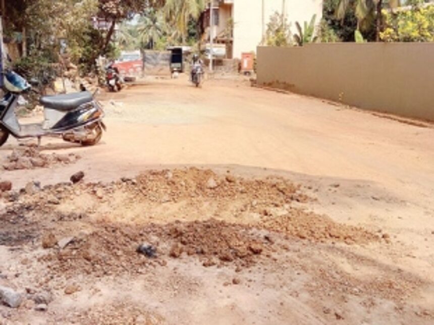 Housing Board residents forced to deal with poor roads for over four years now