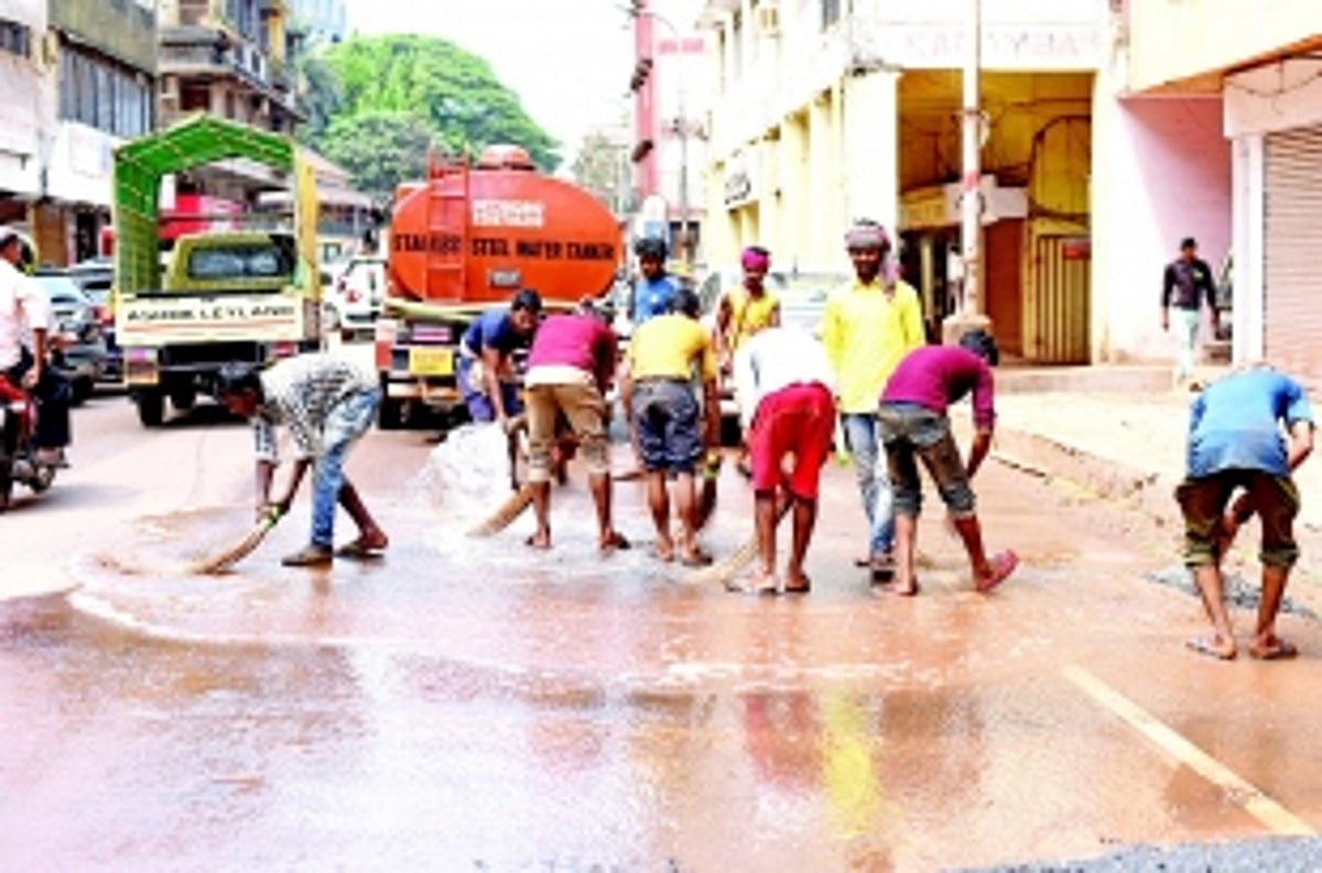 How ‘Smart City‘ Panjim finally had a  bath before the judges came calling