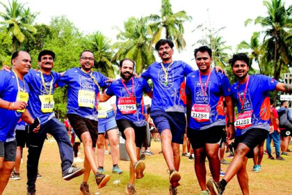 Humour and goodwill mark a day at the marathon