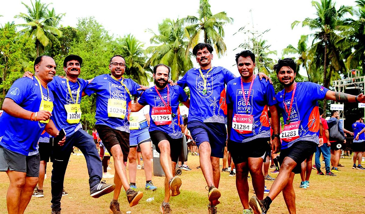 Humour and goodwill mark a day at the marathon