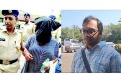 Husband of Suchana Seth, Venkat Raman arrives at Calangute police station to give statement