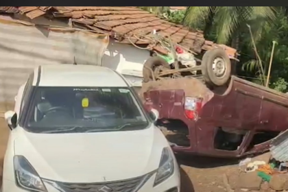 Hut Demolished in Sulcorna Crash; Driver Suspected to Be Intoxicated